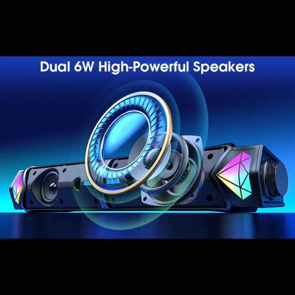 اسپیکر بلوتوثی گیمینگ اونیکوما مدل L1 RGB