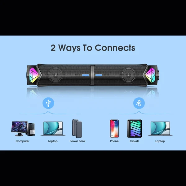 اسپیکر بلوتوثی گیمینگ اونیکوما مدل L1 RGB