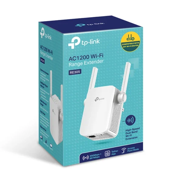 گسترش دهنده شبکه بی سیم تی پی لینک مدل TL RE305 AC1200