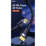 کابل HDMI باسئوس مدل HDMI 4K 1m