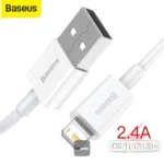 کابل شارژ باسئوس مدل Baseus Superior Series USB - Lightning 1m