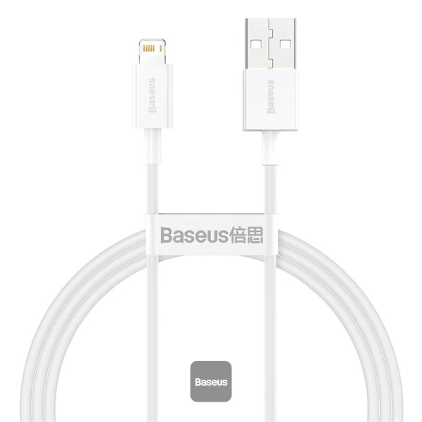کابل شارژ باسئوس مدل Baseus Superior Series USB - Lightning 1m