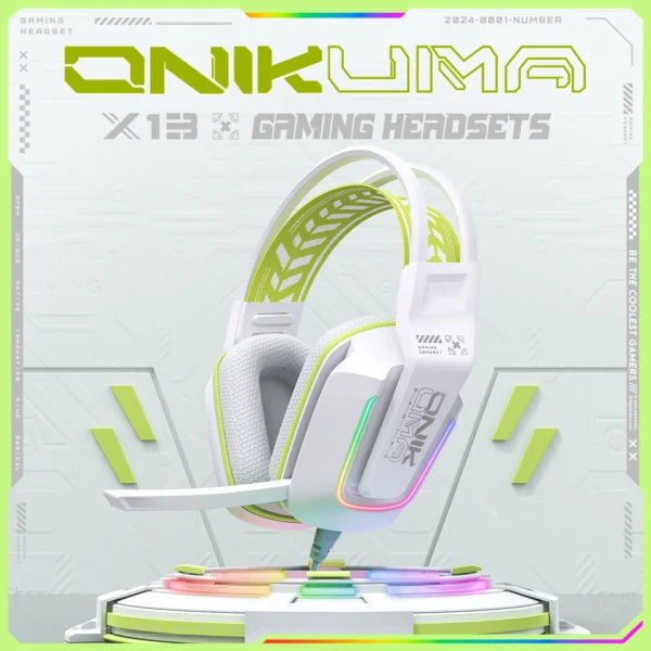 هدست گیمینگ اونیکوما مدل X13 RGB