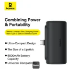 پاوربانک باسئوس مدل Compact 5000mAh 20W