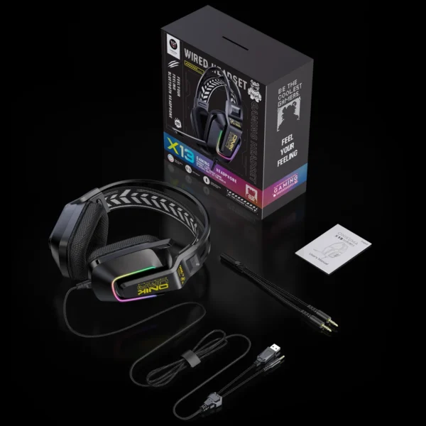 هدست گیمینگ اونیکوما مدل X13 RGB