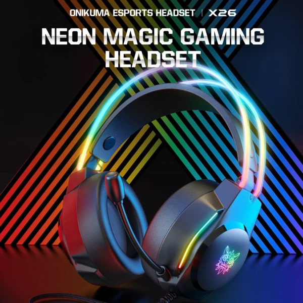 هدست گیمینگ اونیکوما مدل X26 RGB