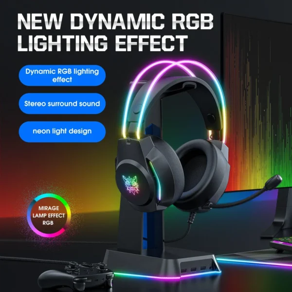 هدست گیمینگ اونیکوما مدل X26 RGB