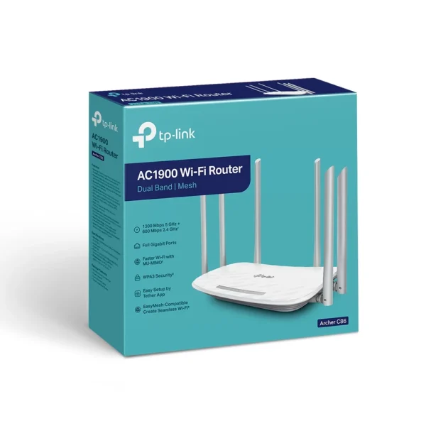 روتر تی پی لینک مدل Archer C86 AC1900 Dual Band | Mesh