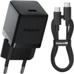 شارژر باسئوس مدل Palm Fast Charger 1C 20W به همراه کابل شارژ PD 60W