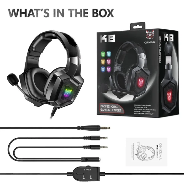 هدست گیمینگ اونیکوما مدل K8