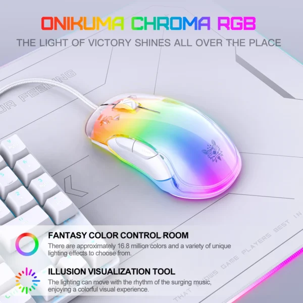 ماوس گیمینگ اونیکوما مدل CW925 RGB