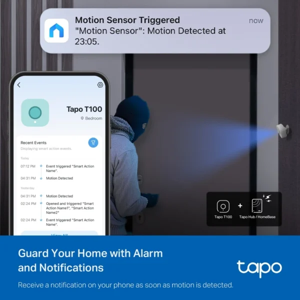 سنسور هوشمند حرکتی تی پی لینک مدل Tapo T100