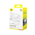 شارژر باسئوس مدل Palm Fast Charger 1C 20W به همراه کابل شارژ PD 60W