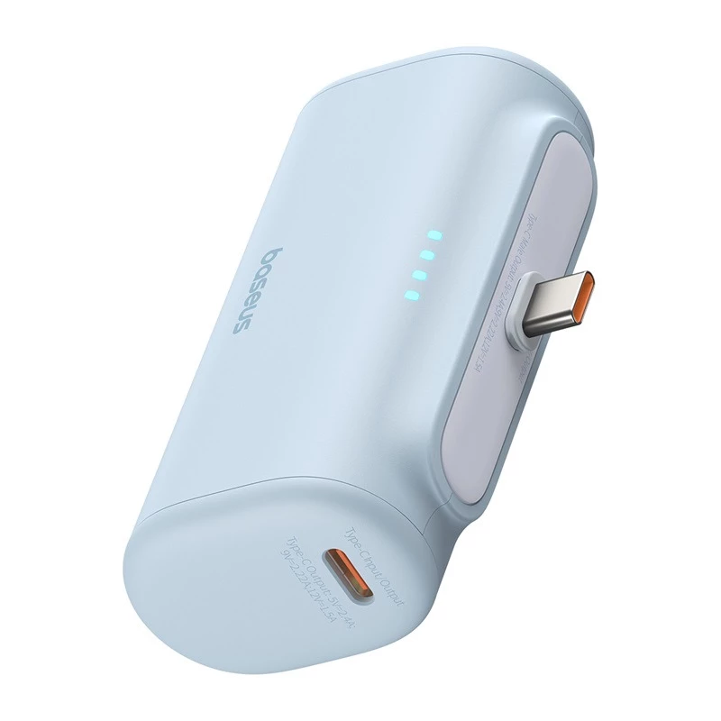 ویدیو رسمی پاوربانک باسئوس مدل Compact 5000mAh 20W آبی