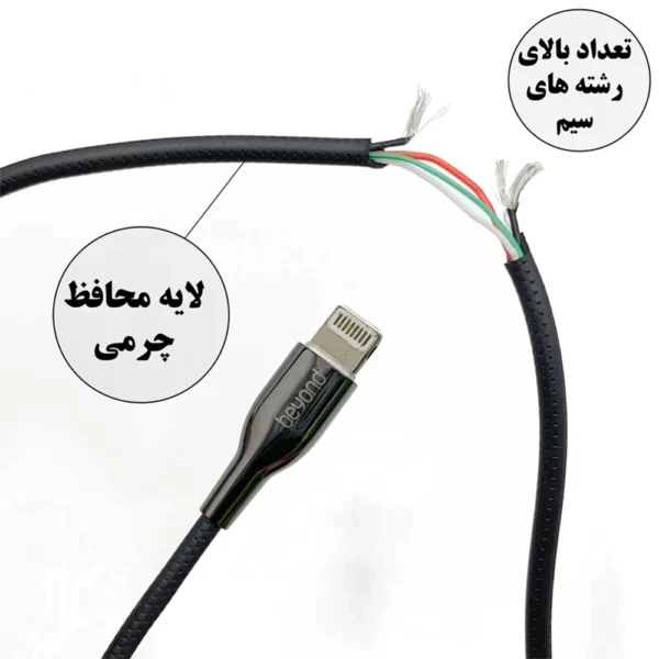 کابل شارژ بیاند مدل BUL-521 USB به Lightning 1m