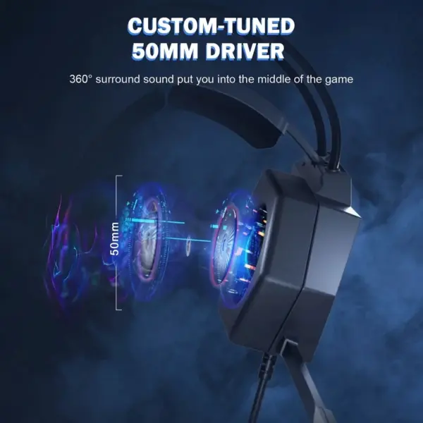 هدست گیمینگ اونیکوما مدل X20 RGB 7.1 USB