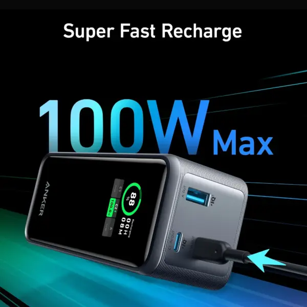 پاوربانک انکر مدل Anker 735 20000mAh 200W
