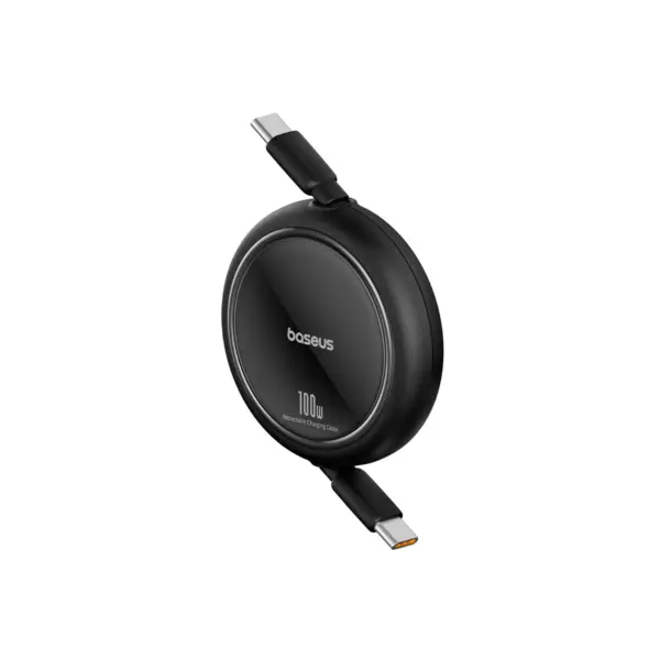 کابل شارژ PD باسئوس مدل Free2Draw Mini Retractable 100W