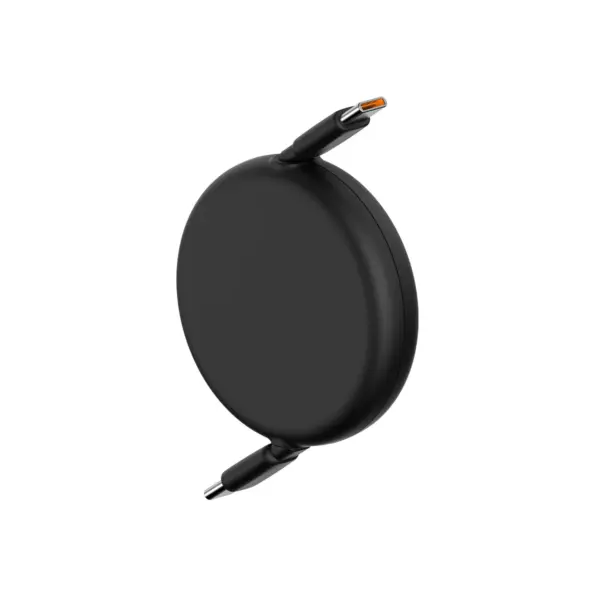 کابل شارژ PD باسئوس مدل Free2Draw Mini Retractable 100W مشکی