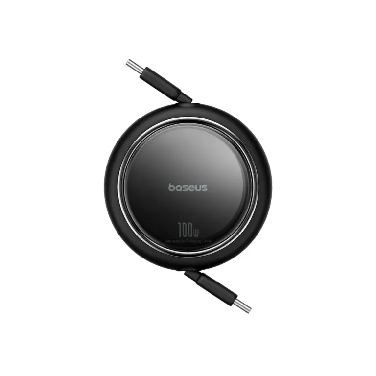 کابل شارژ PD باسئوس مدل Free2Draw Mini Retractable 100W