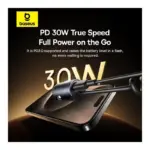 شارژر فندکی باسئوس مدل Baseus Tiny Star C+L 30W