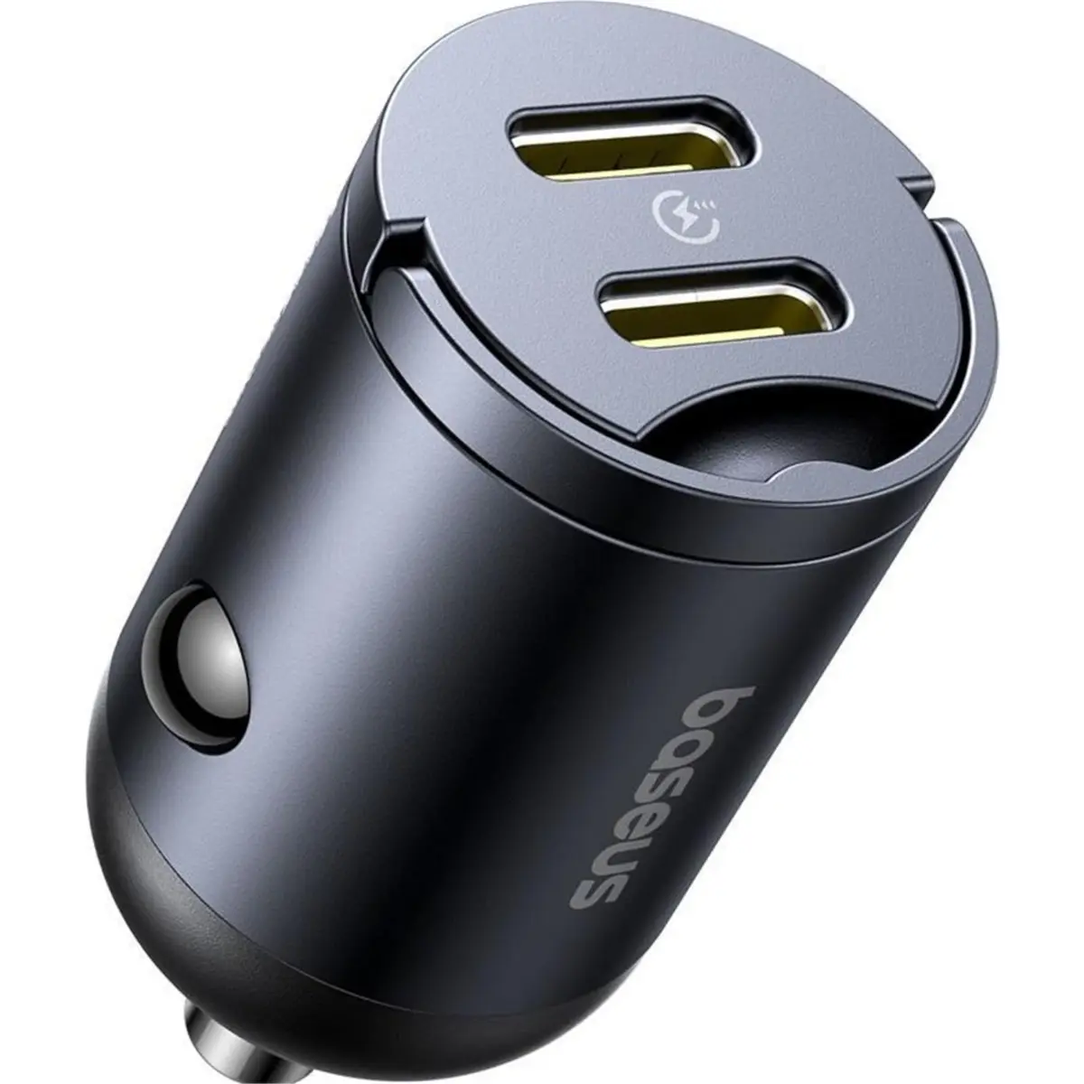 شارژر فندکی باسئوس مدل Tiny Star C+C 30W