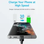 کابل شارژ انکر مدل Anker 322 PD 60W 1.8m