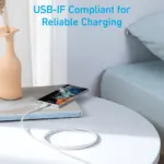 کابل شارژ انکر مدل Anker 322 PD 60W 1.8m