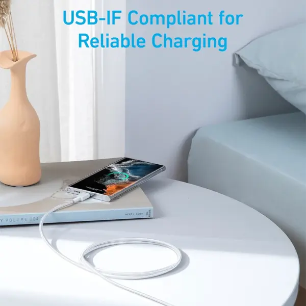 کابل شارژ انکر مدل Anker 322 PD 60W 1.8m