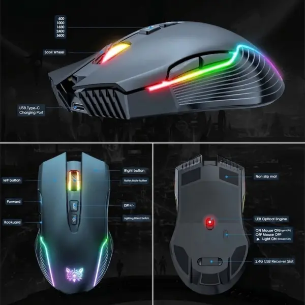 ماوس بی سیم اونیکوما مدل CW905 Wireless