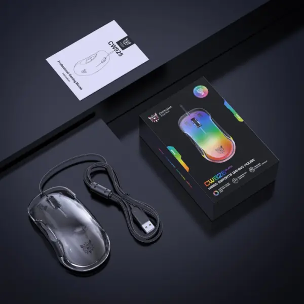 ماوس گیمینگ اونیکوما مدل CW925 RGB مشکی