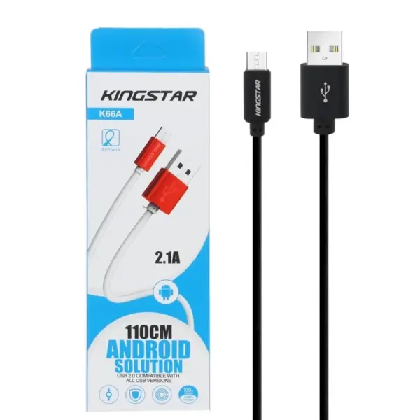 کابل شارژ کینگ استار مدل K66A Micro-USB