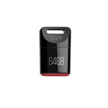 فلش مموری سیلیکون پاور مدل Touch T06 64GB مشکی