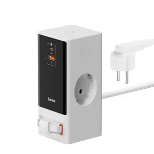 شارژر رو میزی باسئوس مدل Baseus PowerCombo 65W سفید