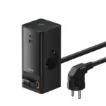 شارژر رو میزی باسئوس مدل Baseus PowerCombo 65W مشکی