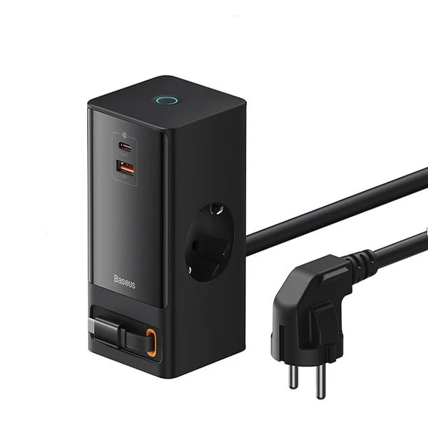 شارژر رو میزی باسئوس مدل Baseus PowerCombo 65W مشکی