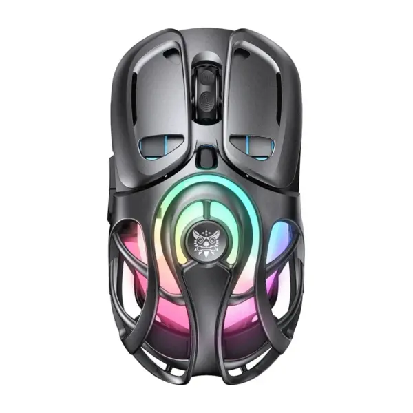 Onikuma Gaming Mouse DM02 Tri-Mode RGB خاکستری