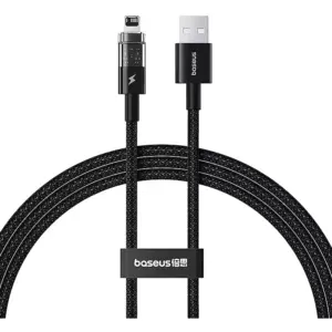 Baseus Gem Charging Cable USB to IP 2.4A 1m مشکی