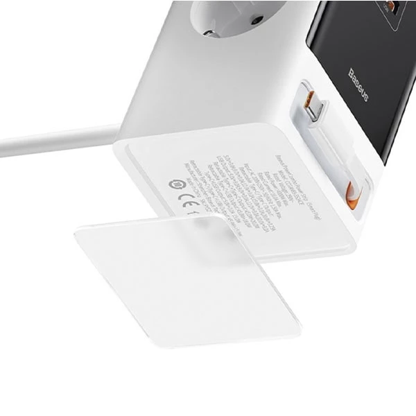 شارژر رو میزی باسئوس مدل Baseus PowerCombo 65W سفید