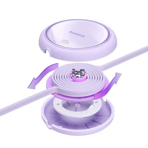 کابل شارژ باسئوس مدل Baseus Free2Draw 100W یاسی