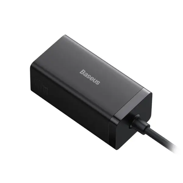 Baseus GaN5 Pro Desktop Fast Charger 1U+2C+HDMI 67W 1+1+Cable Cto C 100w 1m مشکی