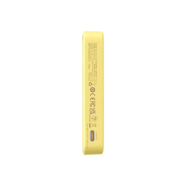 پاور بانک باسئوس با قابلیت وایرلس شارژر مدل Baseus MagPro Magnetic Bracket 20W زرد