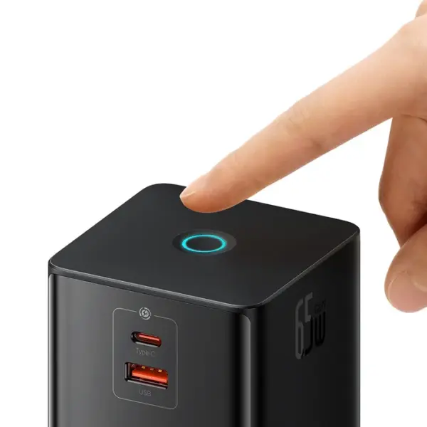 شارژر رو میزی باسئوس مدل Baseus PowerCombo 65W مشکی