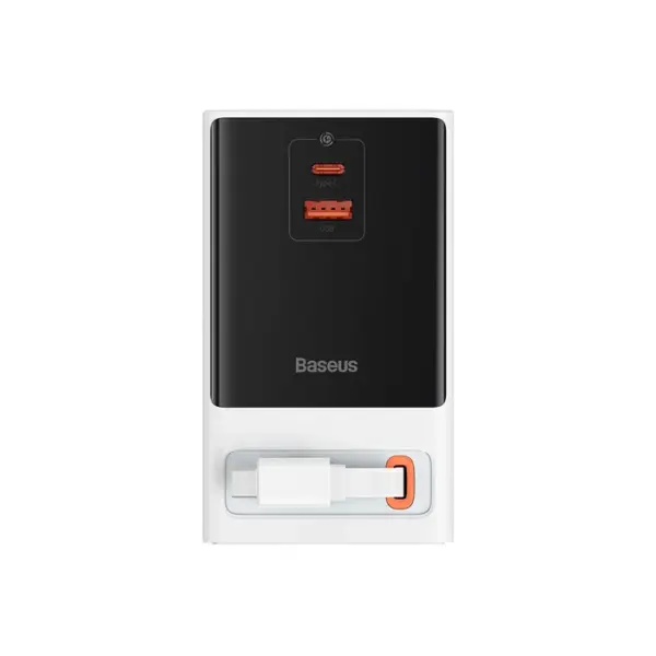 شارژر رو میزی باسئوس مدل Baseus PowerCombo 65W سفید