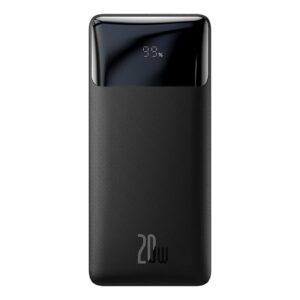 Baseus Bipow Digital Display Power Bank 30000mAh 20W مشکی