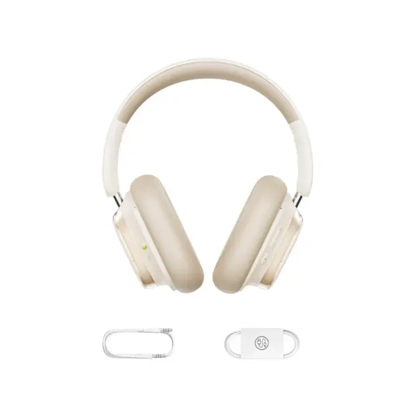 baseus bowie H1s noise cancellation wireless headphones کرمی