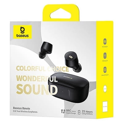 هندزفری بلوتوثی باسئوس مدل Baseus Bowie E18 True Wireless مشکی