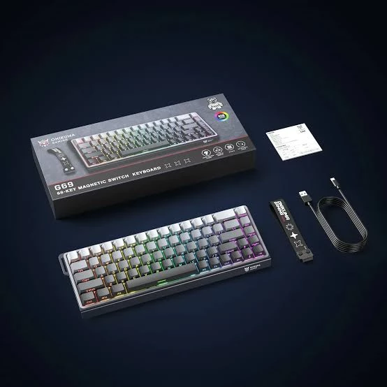 Onikuma Full Mechanical Keyboard G69 RGB مشکی