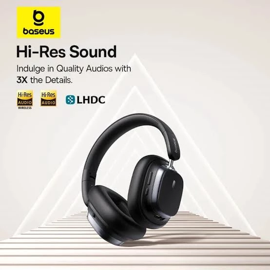 baseus bowie H1s noise cancellation wireless headphones مشکی