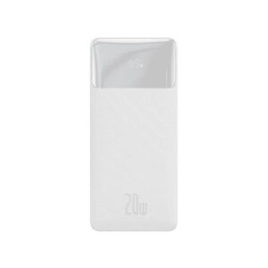 Baseus Bipow Digital Display Power Bank 30000mAh 20W سفید